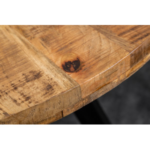 CRAFTER tömör mangófa étkezőasztal - 120/145cm