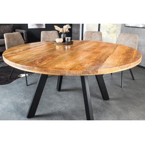 CRAFTER tömör mangófa étkezőasztal - 120/140cm