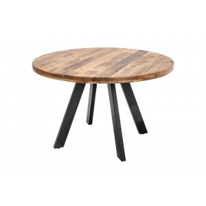 CRAFTER tömör mangófa étkezőasztal - 120/140cm