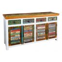 JAKARTA - II tömörfa tálalószekrény -160cm