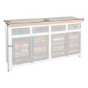 JAKARTA - II tömörfa tálalószekrény -160cm