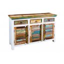 JAKARTA - II tömörfa tálalószekrény -125cm