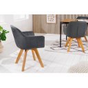 LOFT-II modern forgatható szék - antik szürke