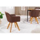 LOFT-II modern forgatható szék - antik barna