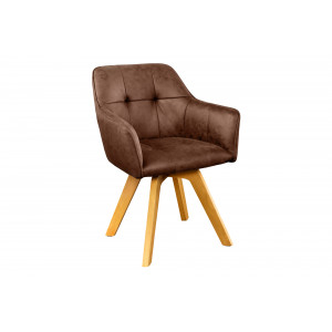 LOFT-II modern forgatható szék - antik barna