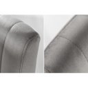 PORTLAND design bársony bárszék - szürke