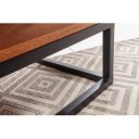 MAKASSAR FUNCTION modern rózsafa dohányzóasztal - 110cm