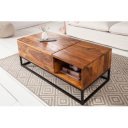 MAKASSAR FUNCTION modern rózsafa dohányzóasztal - 110cm