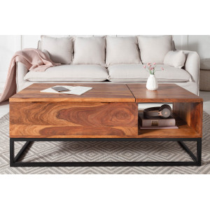 MAKASSAR FUNCTION modern rózsafa dohányzóasztal - 110cm