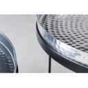 ORIENT keleties dohányzóasztal szett - ezüst