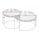 ORIENT keleties dohányzóasztal szett - arany