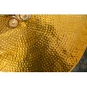 DELHI STORAGE fém dohányzóasztal - arany