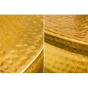 DELHI STORAGE fém dohányzóasztal - arany