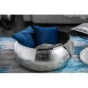 DELHI STORAGE fém dohányzóasztal - ezüst