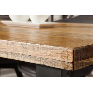 CRAFTER tömör mangófa étkezőasztal - 120/140/160/180/200cm