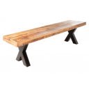 IRON CRAFT X tömör mangófa ülőpad - 160/200cm