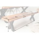 IRON CRAFT X tömör mangófa ülőpad - 160/200cm