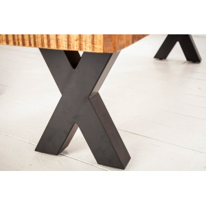 IRON CRAFT X tömör mangófa ülőpad - 160/200cm