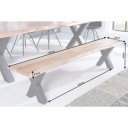 MAMMUT-X tömör akác ülőpad - 160/200cm