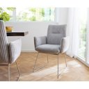 HOPKINS prémium étkezőszék - antracit/fehér/szürke