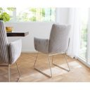 HOPKINS prémium étkezőszék - antracit/fehér/szürke