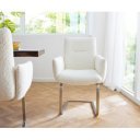 HOPKINS II prémium étkezőszék - fehér/szürke