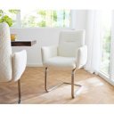 HOPKINS II prémium étkezőszék - fehér/szürke