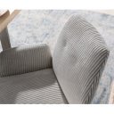 DENNING prémium kordbársony étkezőszék - beige/szürke