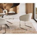 DANA prémium étkezőszék - beige/fehér/szürke