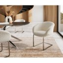 DANA prémium étkezőszék - beige/fehér/szürke