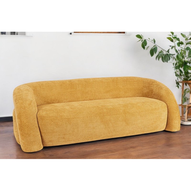 KLEMENT design kanapé - sárga - 200cm