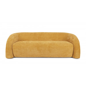 KLEMENT design kanapé - sárga - 200cm