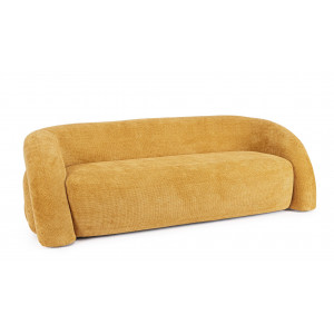 KLEMENT design kanapé - sárga - 200cm