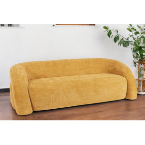 KLEMENT design kanapé - sárga - 200cm BIZZOTTO