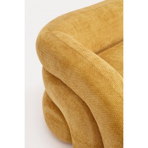 KLEMENT design kanapé - sárga - 200cm