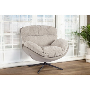 LEAR design fotel - szürke BIZZOTTO