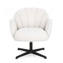 HELENE design bouclé fotel - fehér