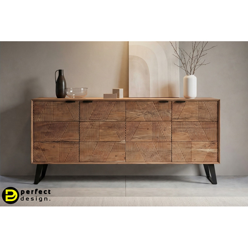 LUCCA design akác komód - 175cm