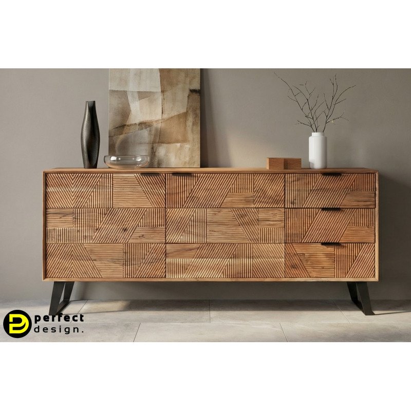 LUCCA design akác komód - 160cm