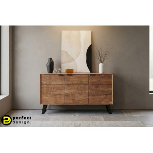 LUCCA design akác komód - 130cm