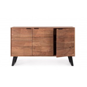 LUCCA design akác komód - 130cm
