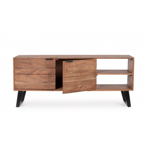 LUCCA design akácfa TV-szekrény - 145cm