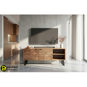 LUCCA design akácfa TV-szekrény - 145cm