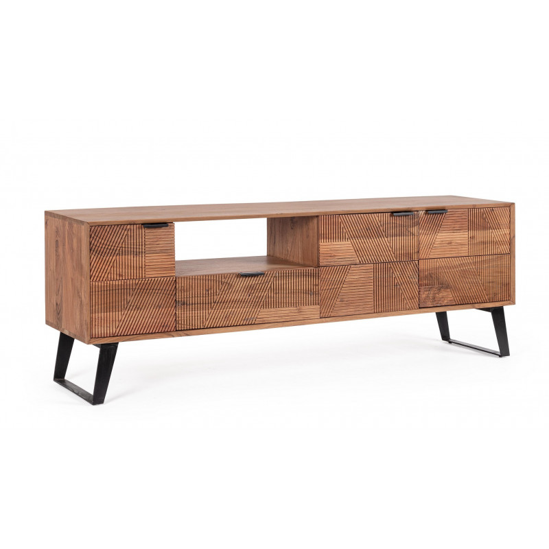 LUCCA design akácfa TV-szekrény - 175cm