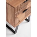 LUCCA design akácfa éjjeliszekrény