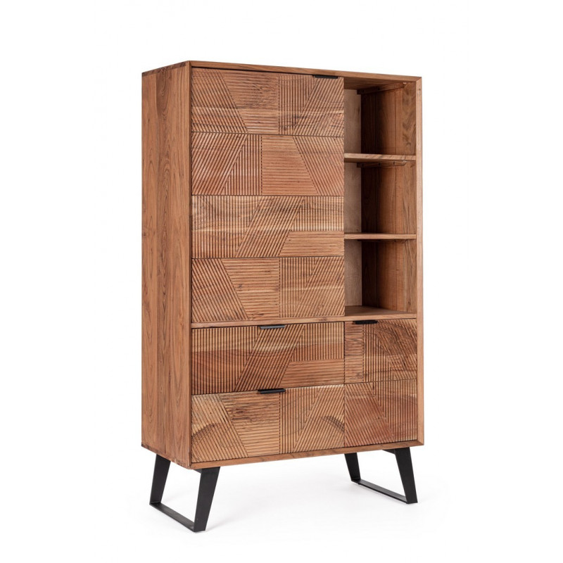 LUCCA design akácfa szekrény  - 88cm