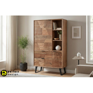 LUCCA design akácfa szekrény  - 88cm BIZZOTTO