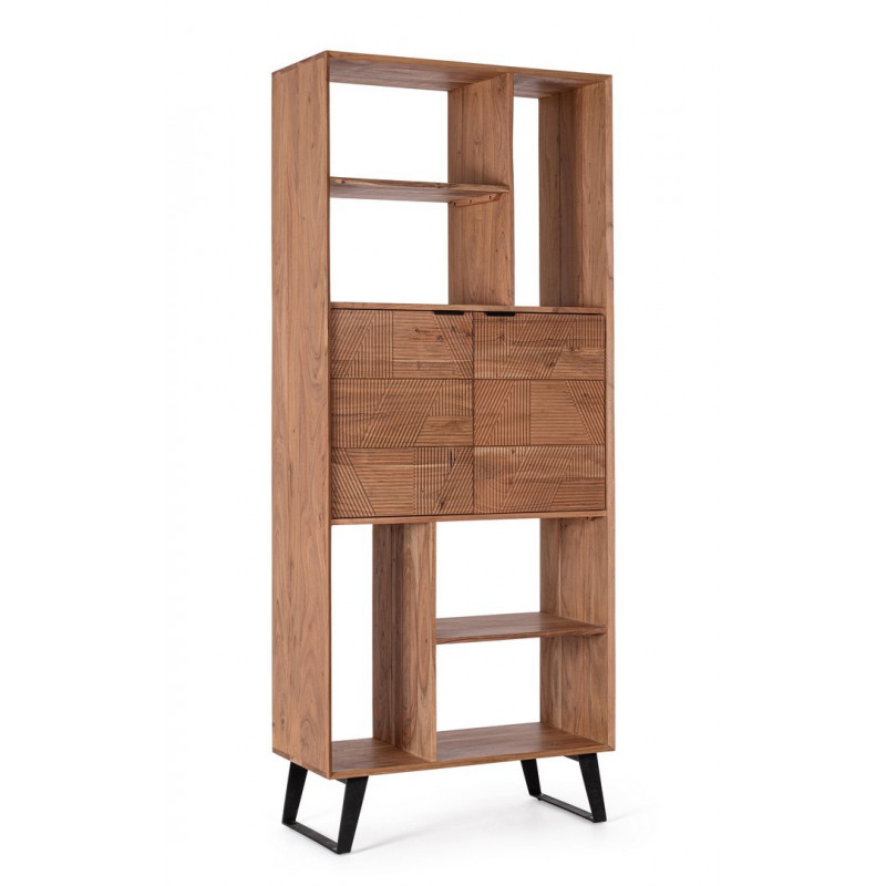 LUCCA design akácfa polc  - 88cm