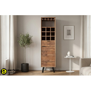 LUCCA design akácfa bárszekrény BIZZOTTO