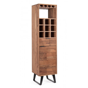 LUCCA design akácfa bárszekrény BIZZOTTO